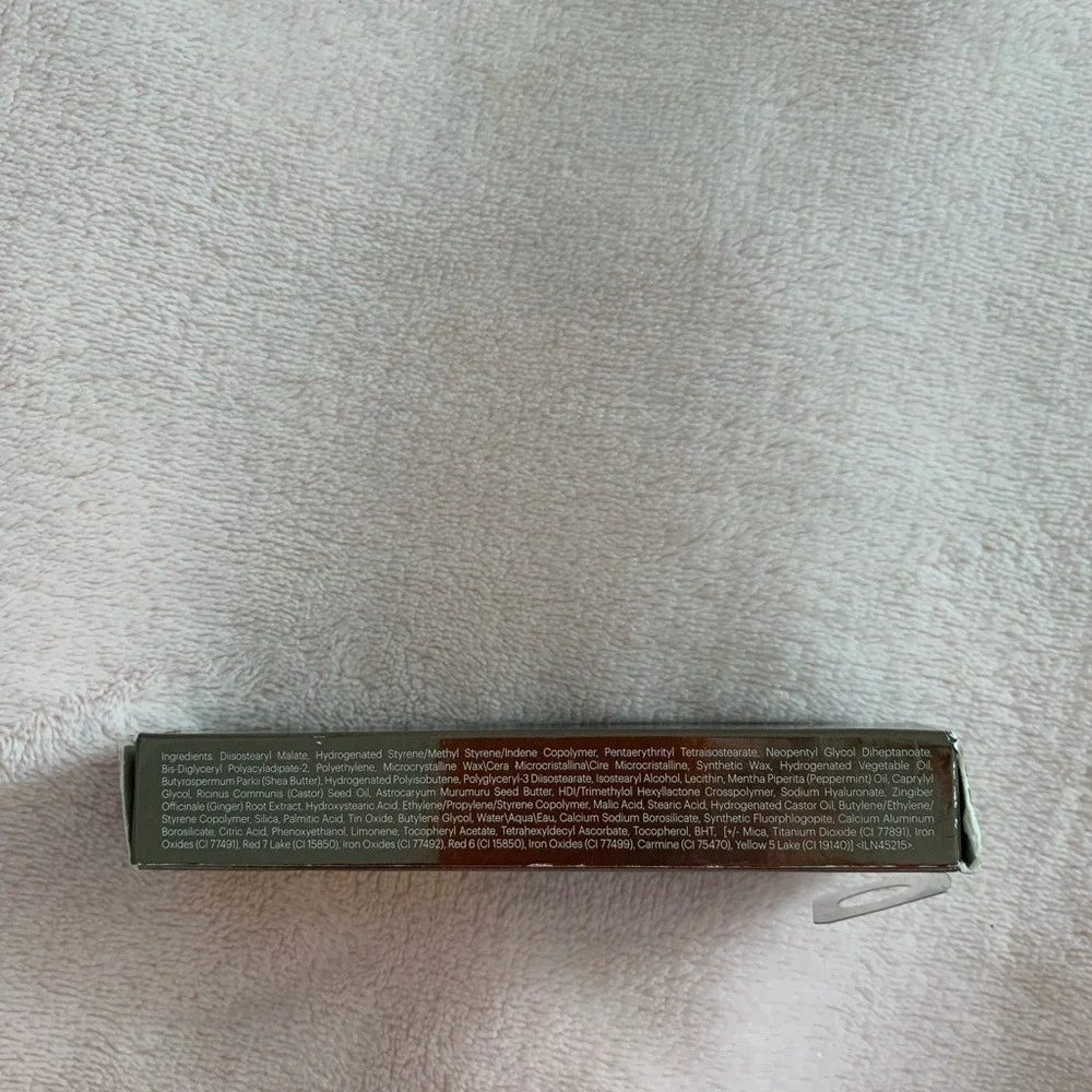 BECCA Glow Gloss 0.18oz Tigerlily Shimmer High Shine Lip Color Liquid Lipstick